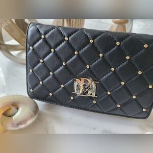 Studded Quilted Crossbody bag. Could clutch too! New!